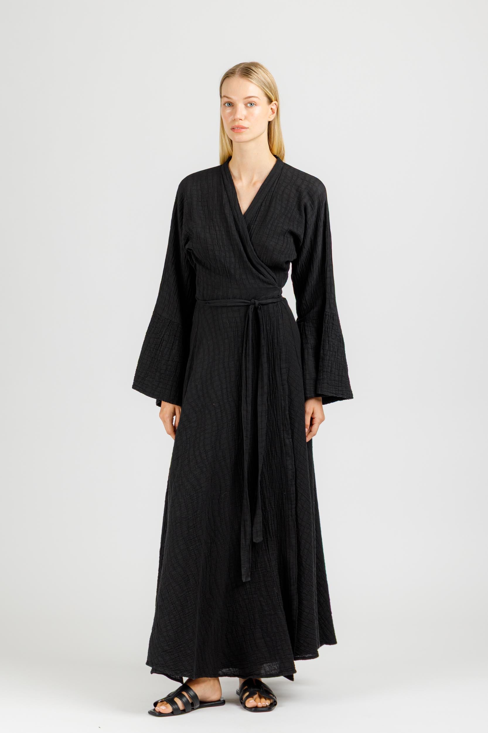 WRAP MAXI DRESS
