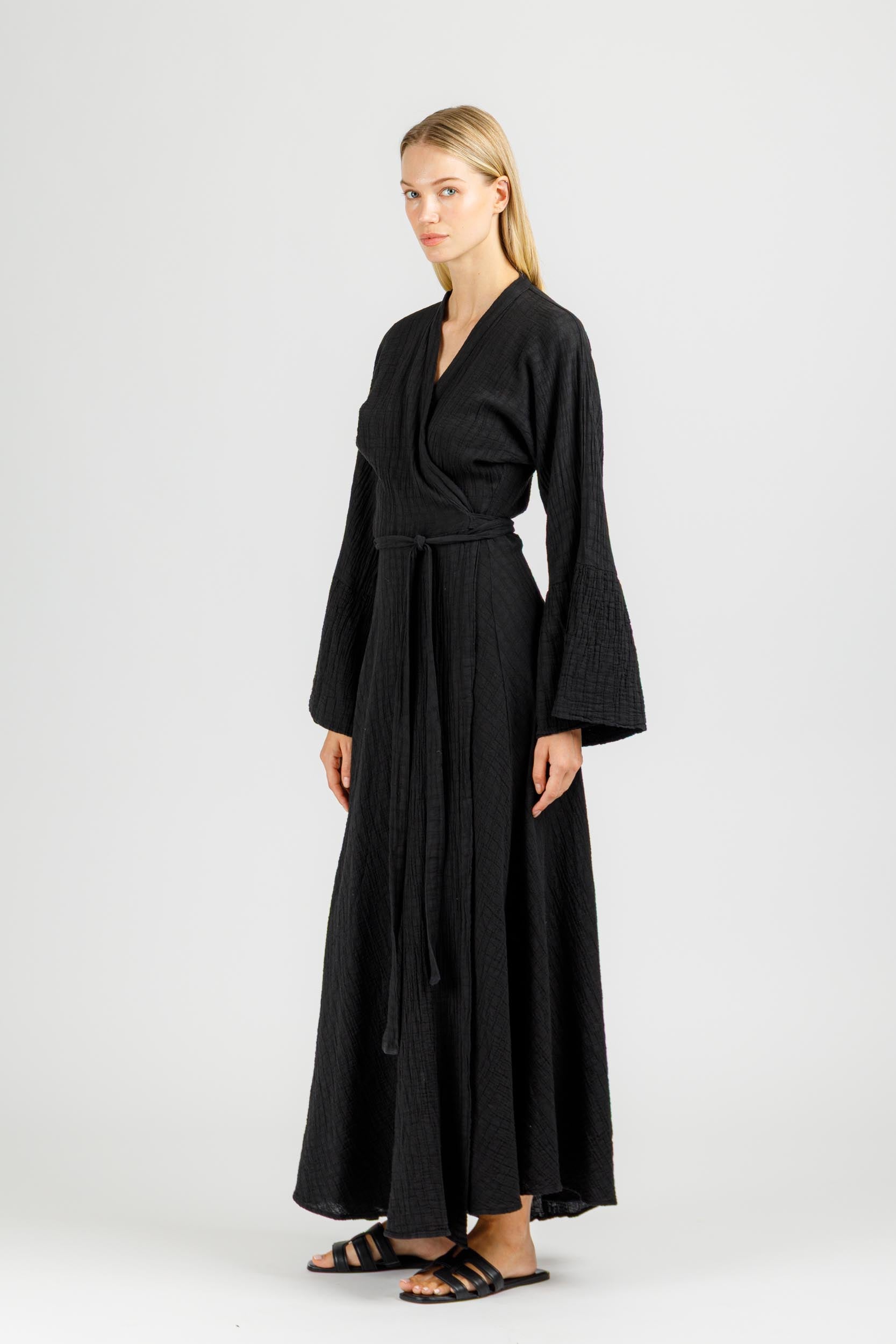 WRAP MAXI DRESS