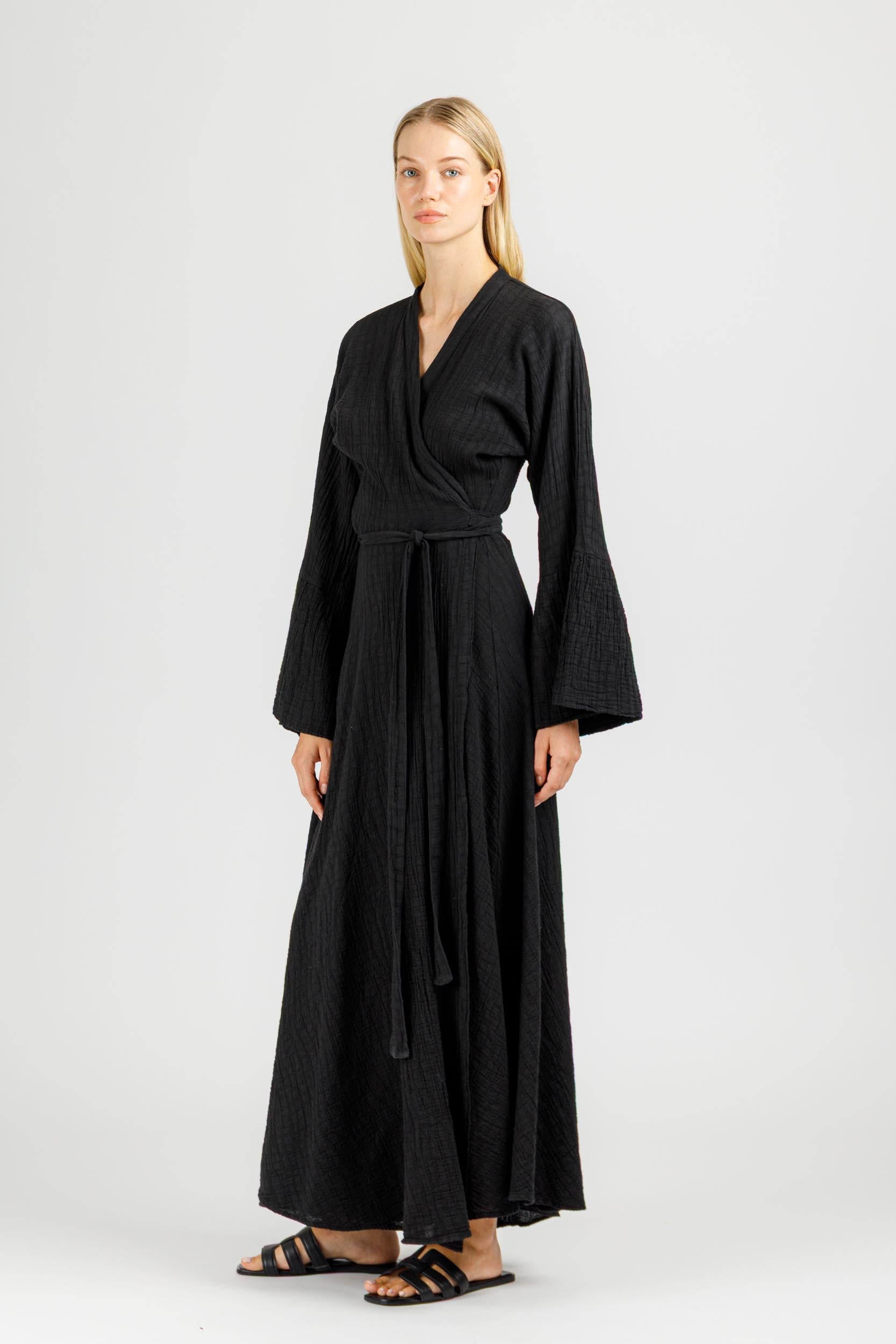 WRAP MAXI DRESS
