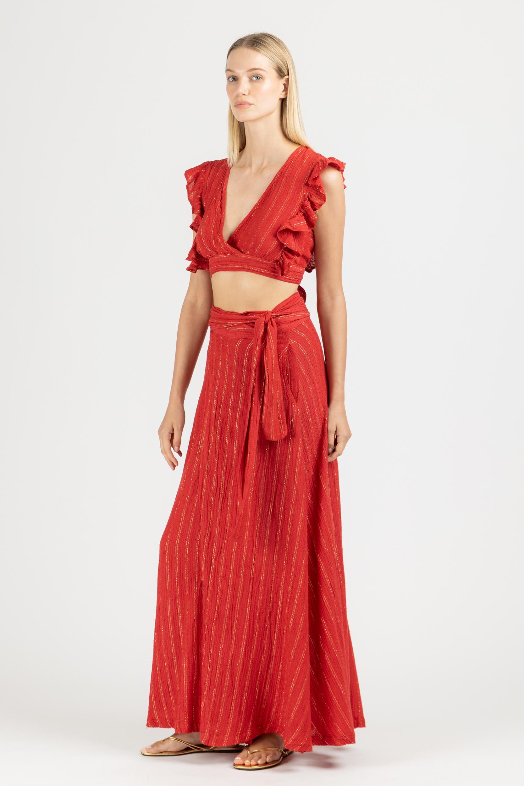 WRAP MAXI SKIRT