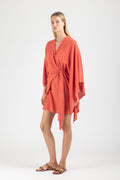 WRAP MINI DRESS