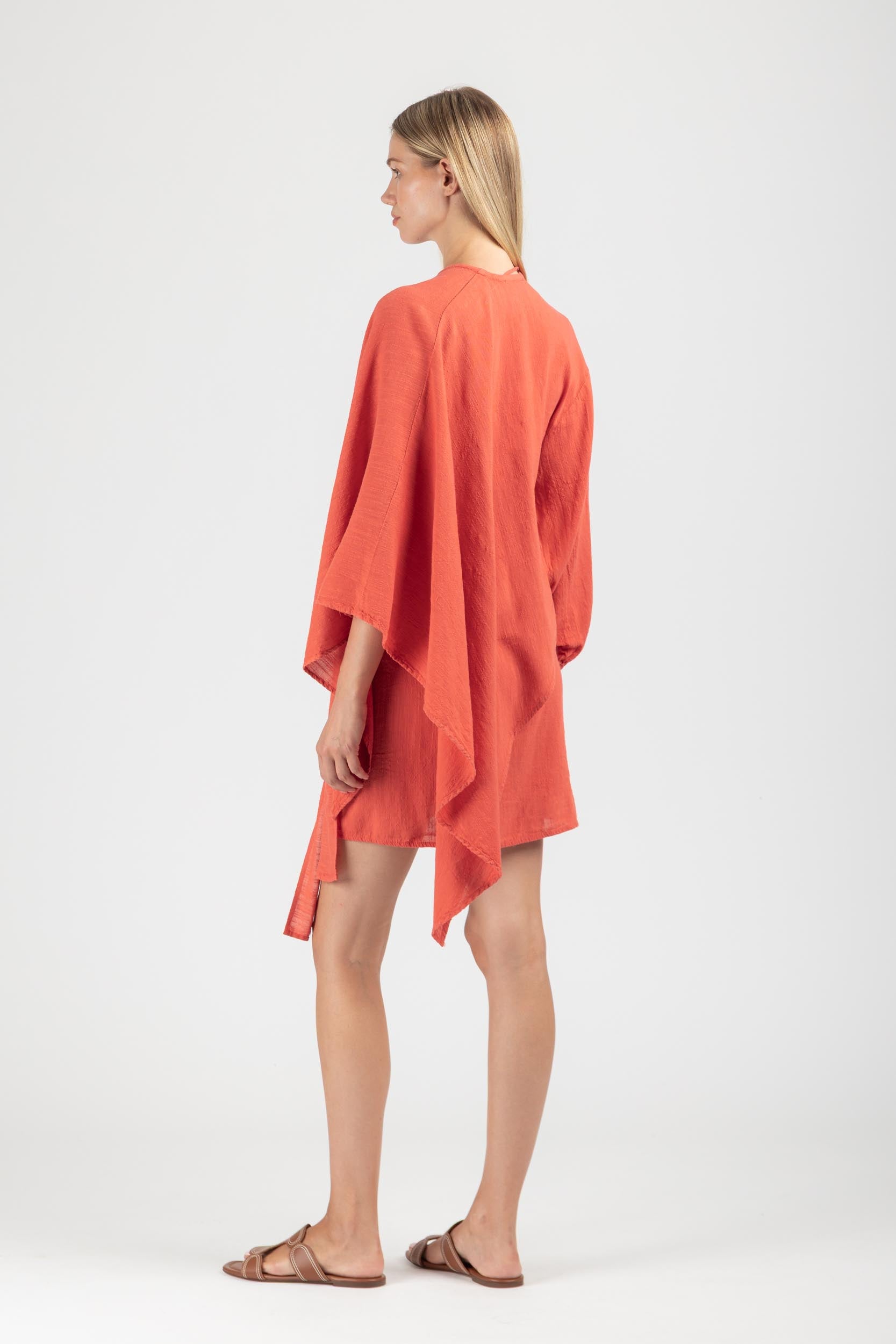 WRAP MINI DRESS
