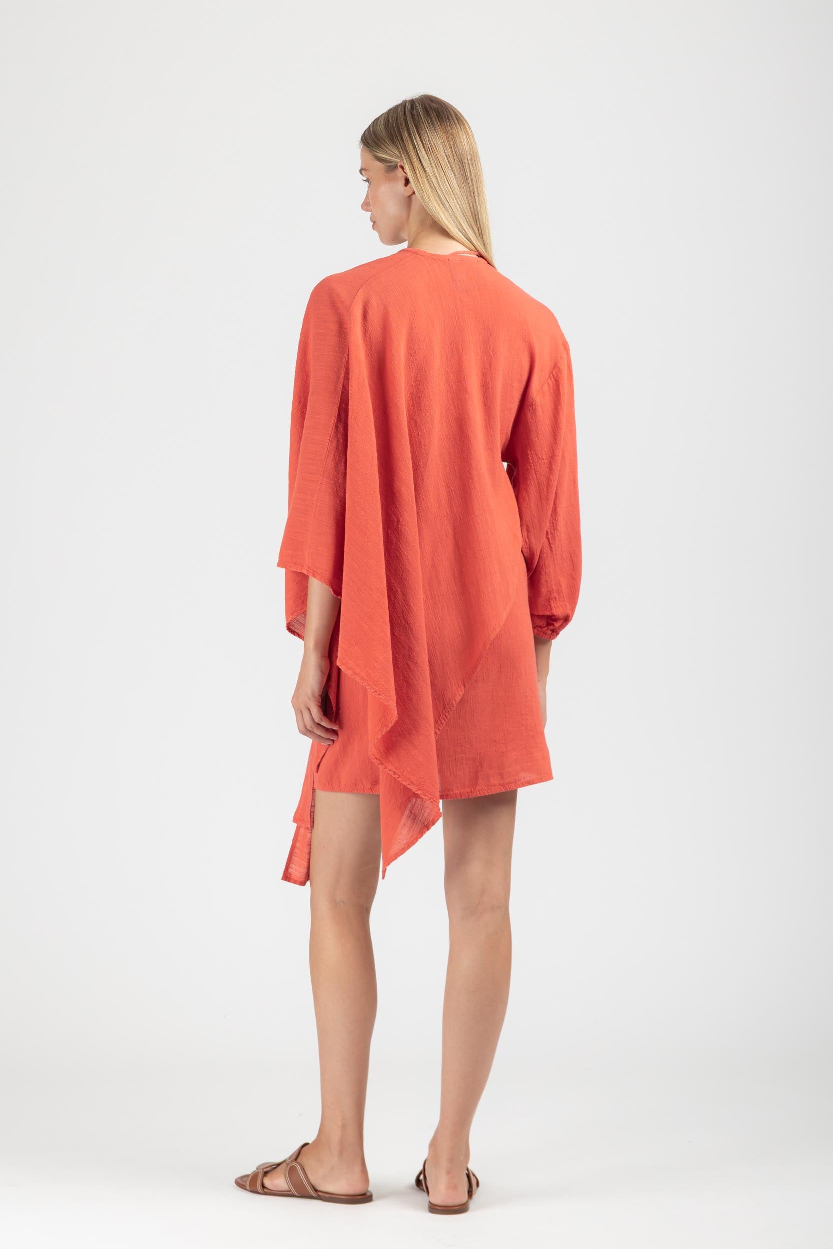 WRAP MINI DRESS