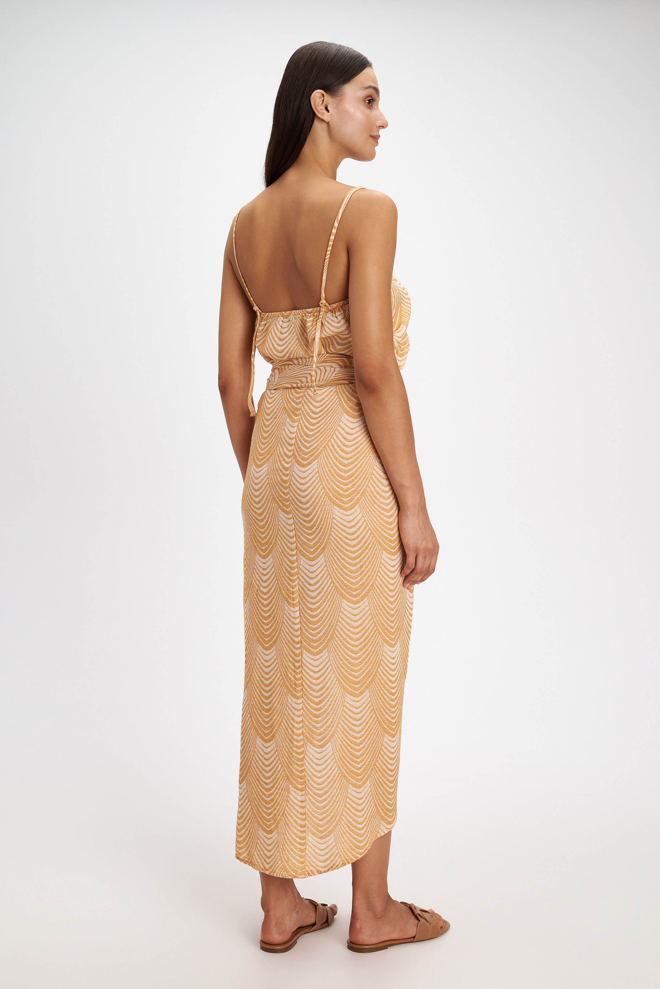 Mermaid Pareo Skirt - Camel - Pearl and Caviar