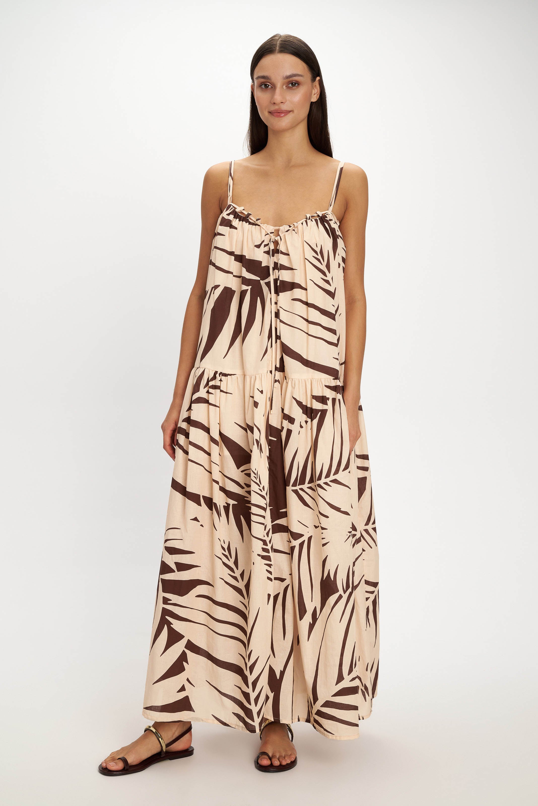 Apollonia Maxi Dress - Pearl and Caviar