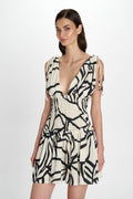 Atlantida Mini Dress - Pearl and Caviar