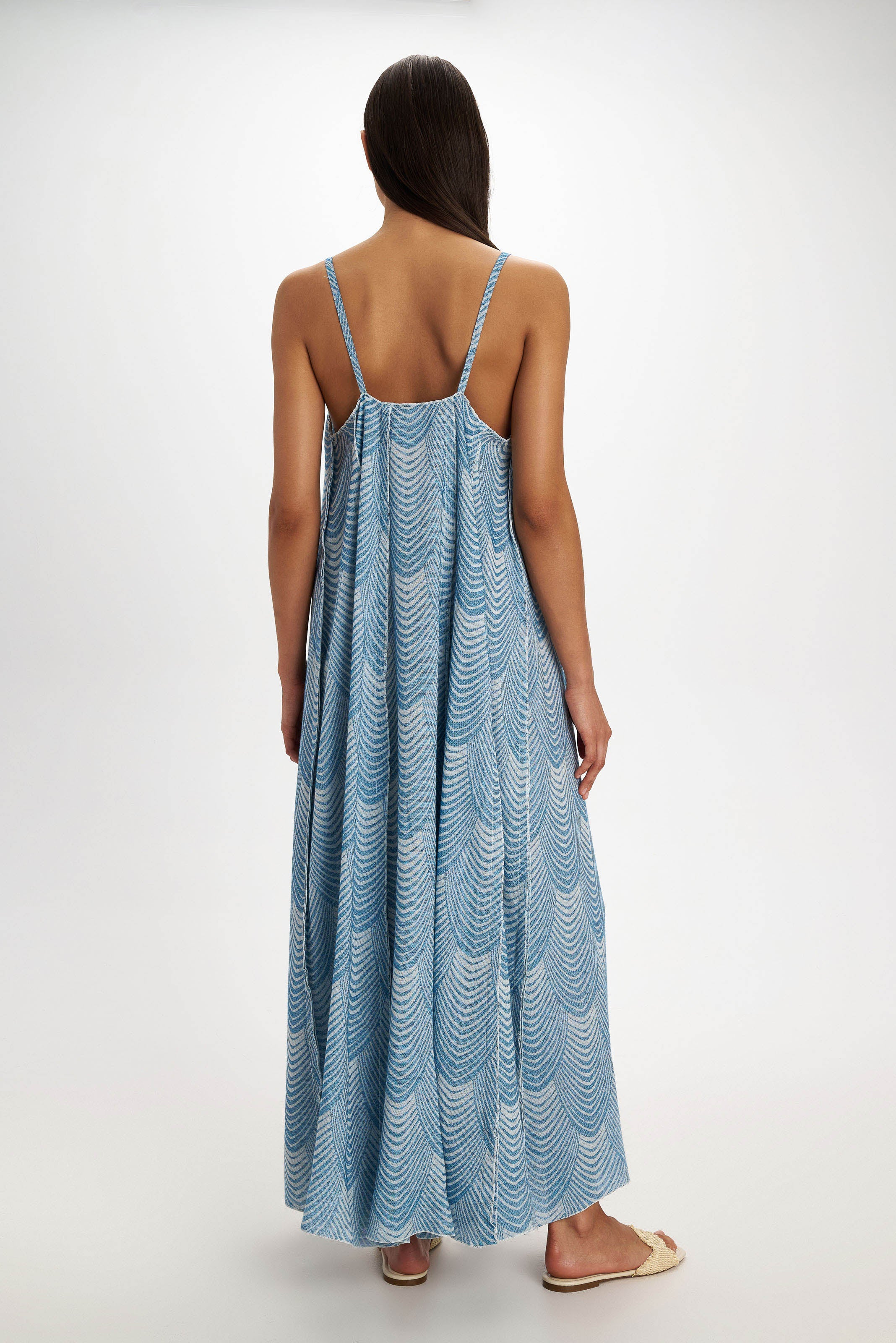 Mermaid Maxi Dress - Blue - Pearl and Caviar