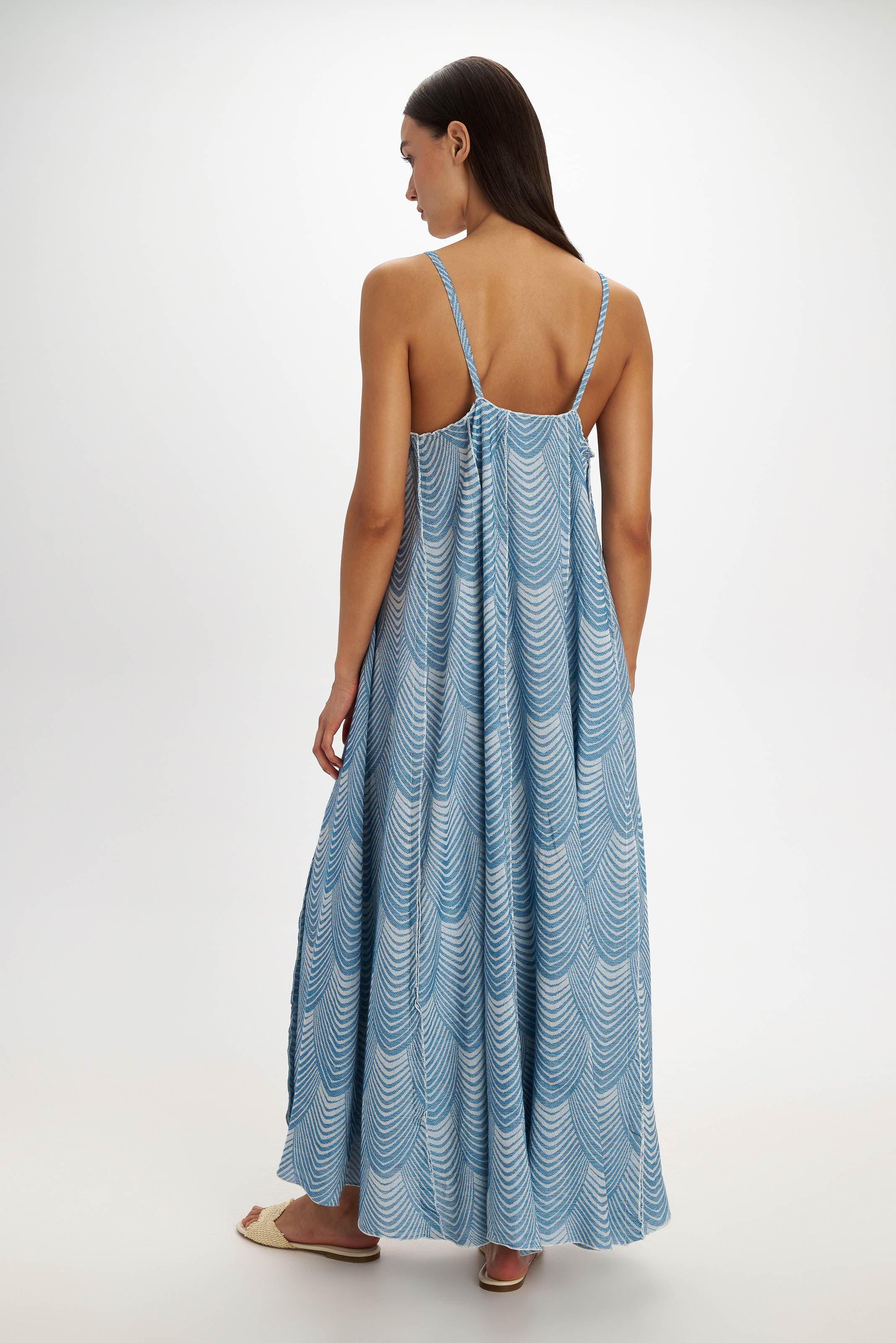 Mermaid Maxi Dress - Blue - Pearl and Caviar