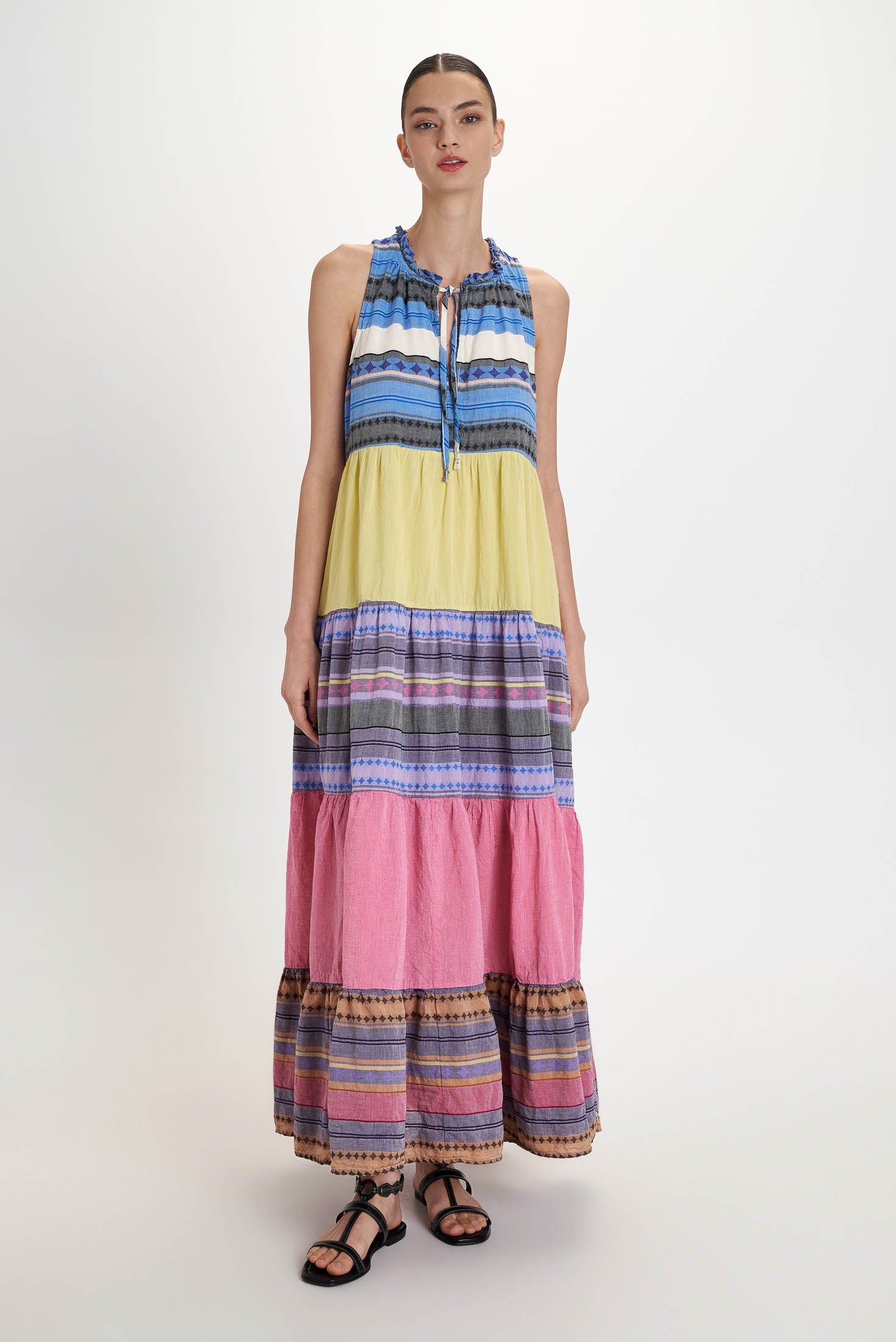 Monastiraki Maxi Dress - Pearl and Caviar