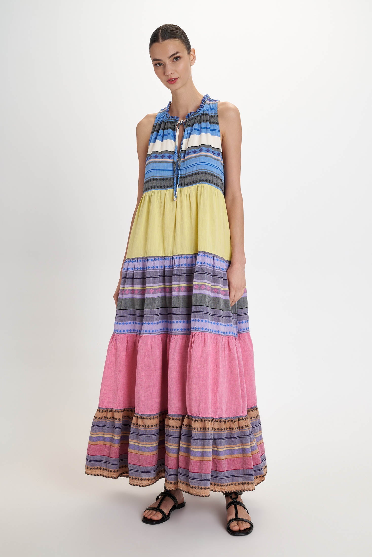 Monastiraki Maxi Dress - Pearl and Caviar
