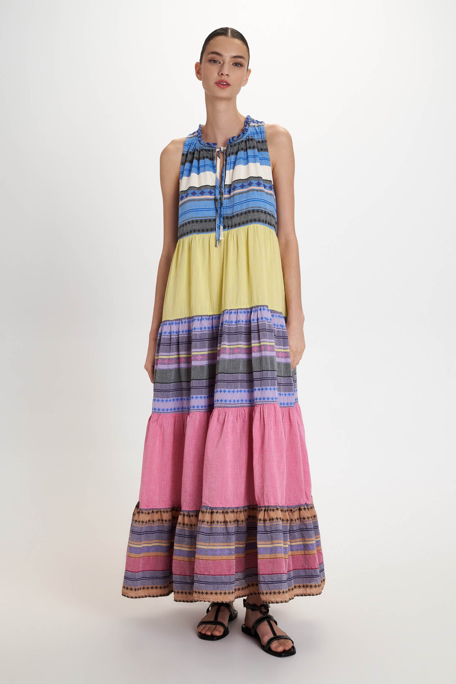 Monastiraki Maxi Dress - Pearl and Caviar