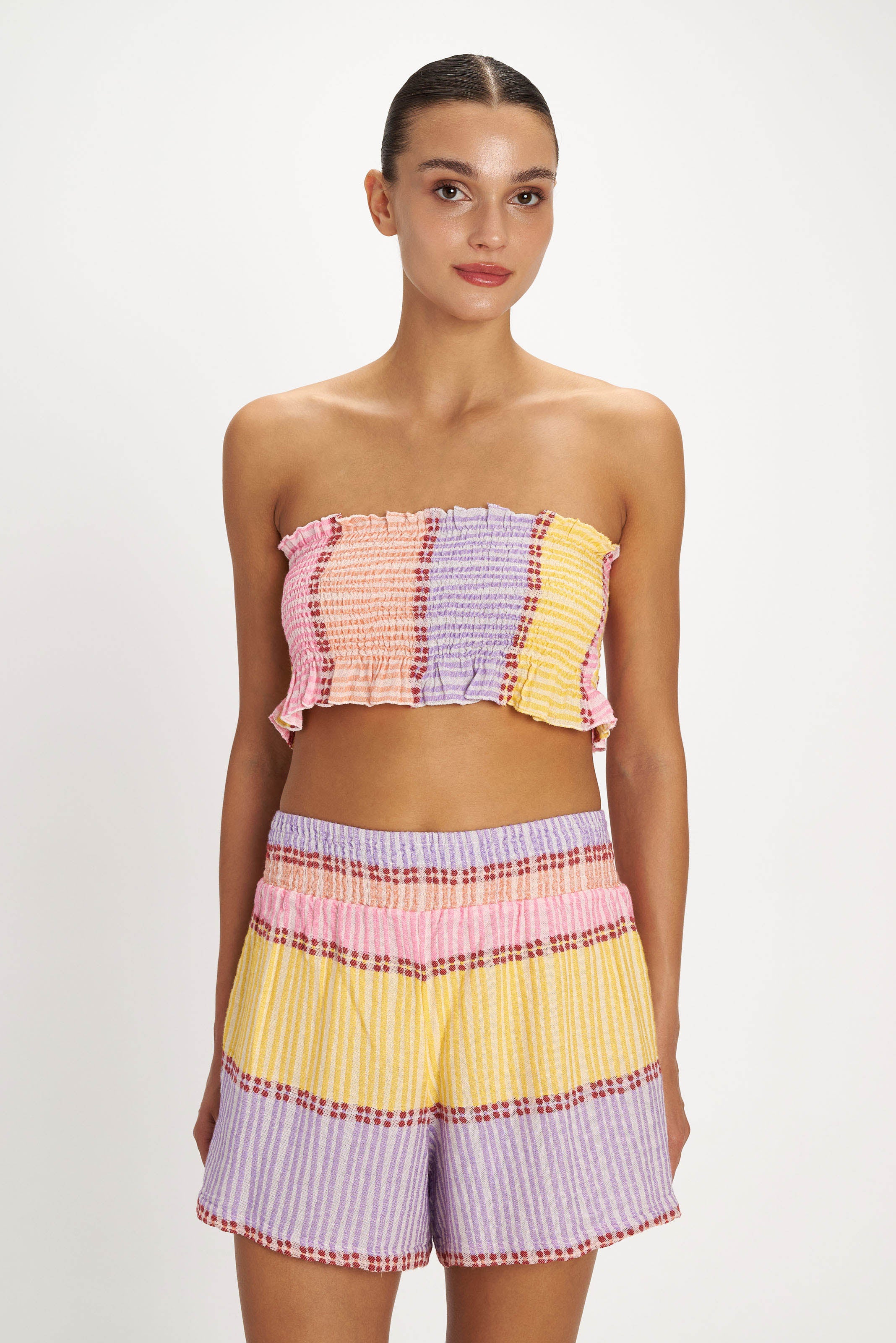 Leros Shorts - Pearl and Caviar