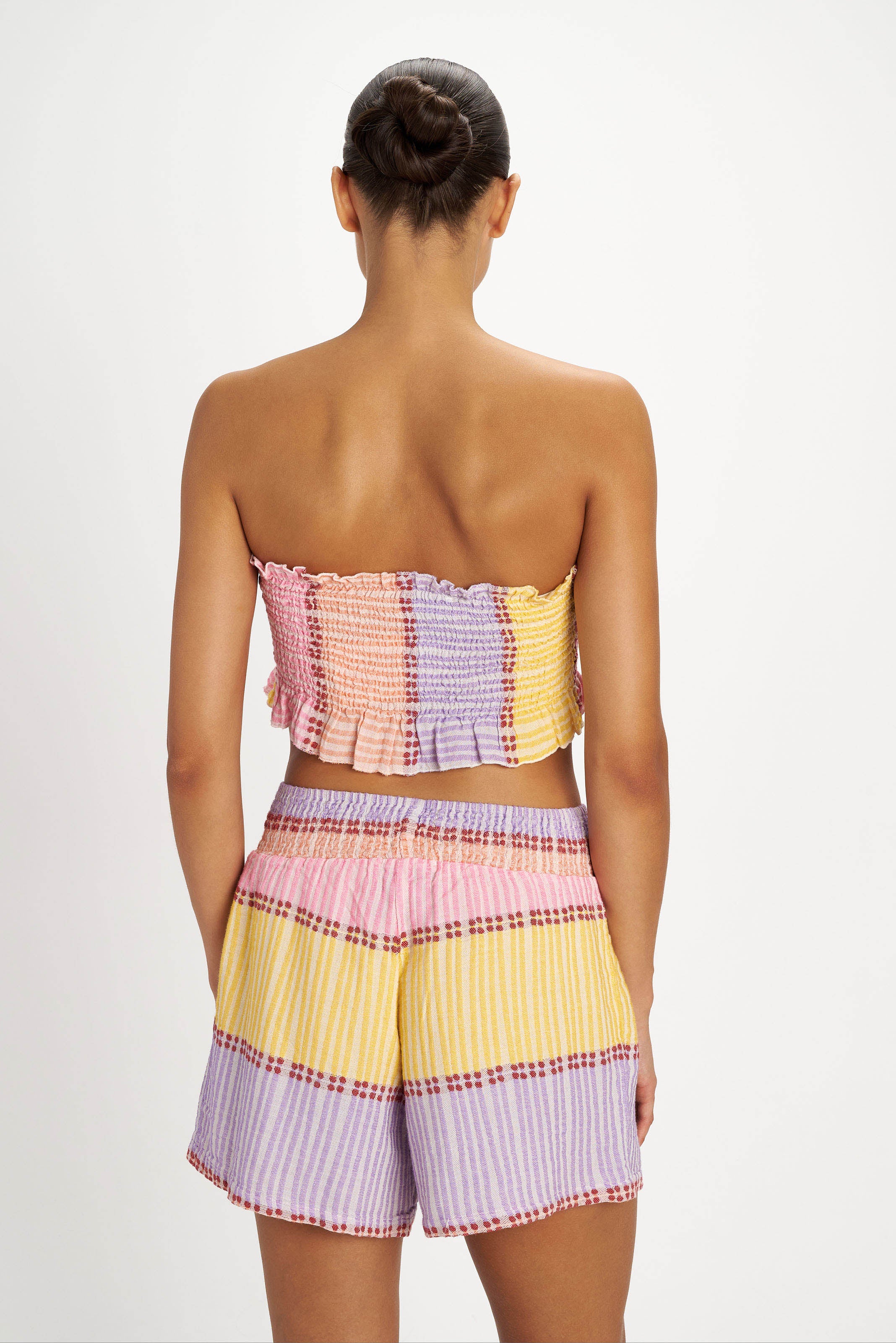 Leros Shorts - Pearl and Caviar