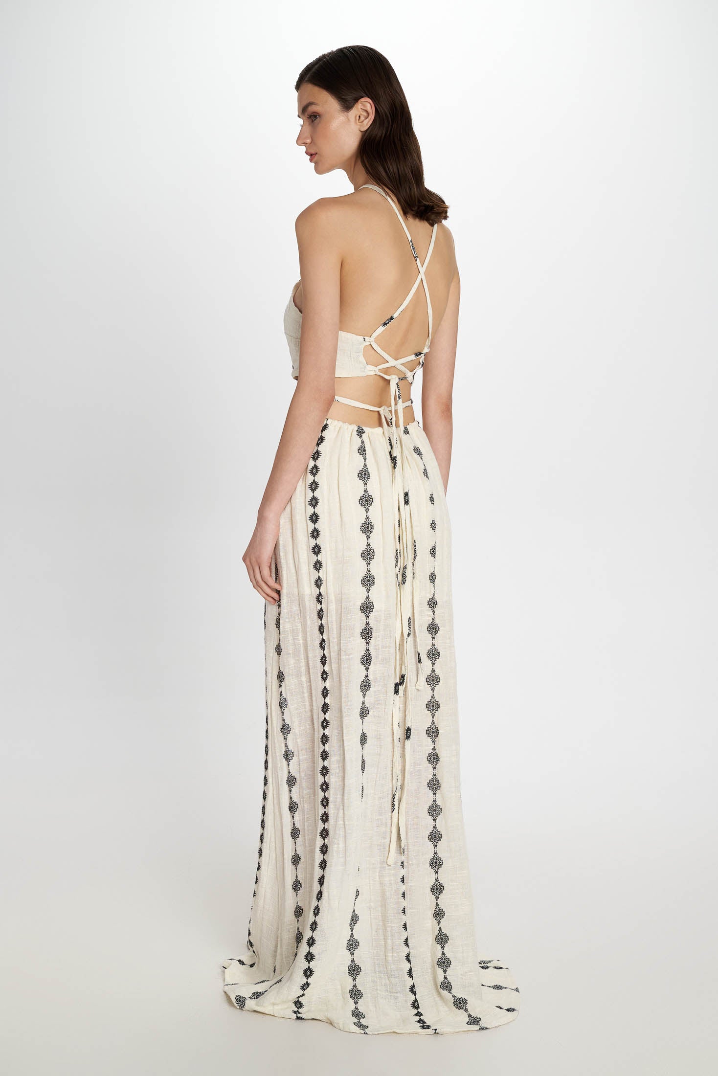 Nereida Cutout Dress - Pearl and Caviar