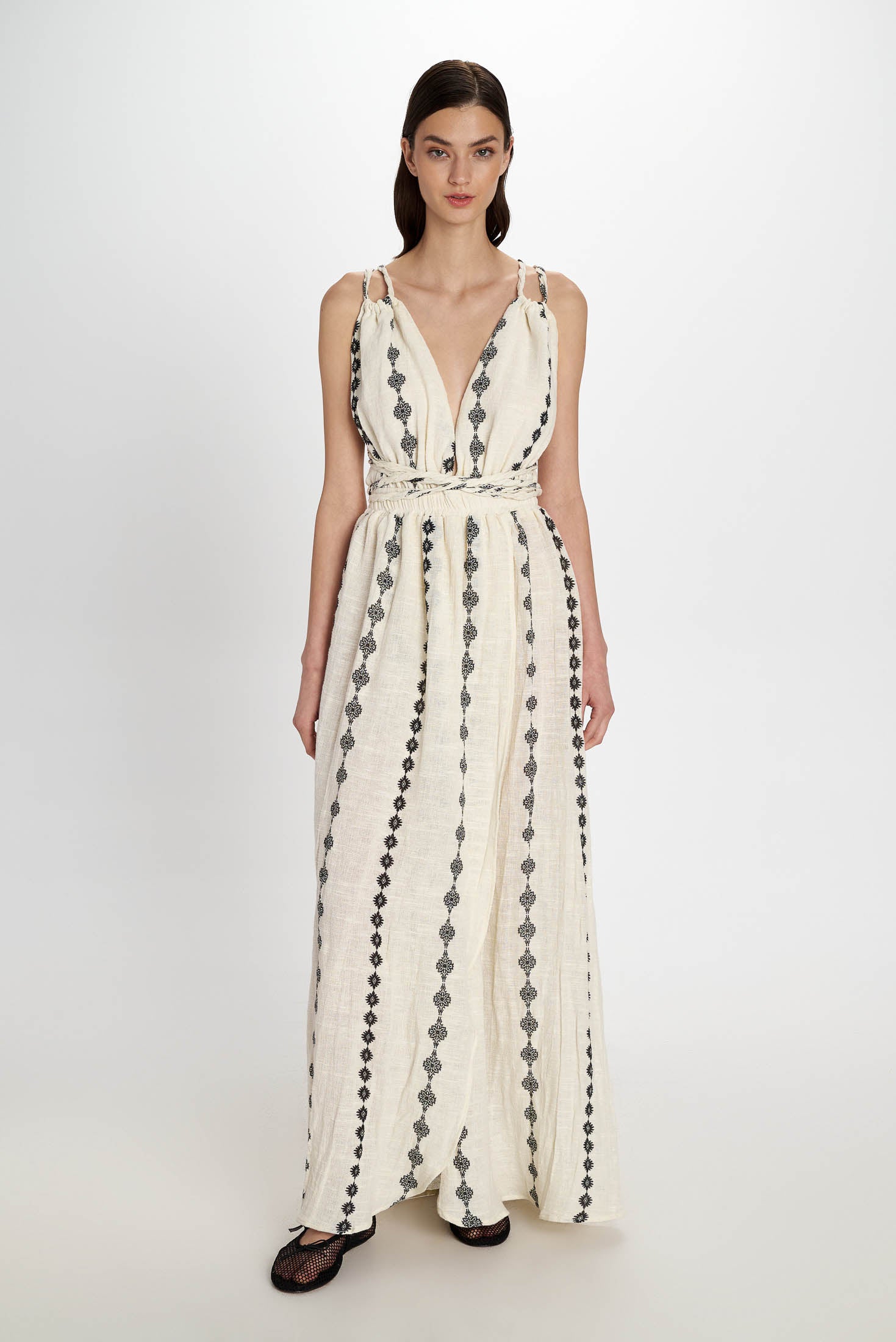 Nereida Maxi Dress - Pearl and Caviar